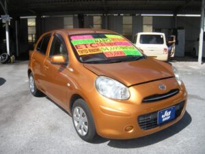 2012 NISSAN  MARCH ( ORANGE) <br>Mileage: 51,952 mi.