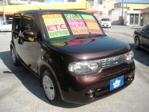 2015 NISSAN  CUBE (Brown) <br>Mileage: 52,646 mi.