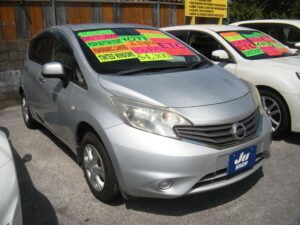 2013 NISSAN  NOTE ( Silver) <br>Mileage: 44,616 mi.