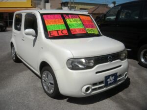 2015 NISSAN  CUBE ( Pearl White) <br>Mileage: 69,883 mi.